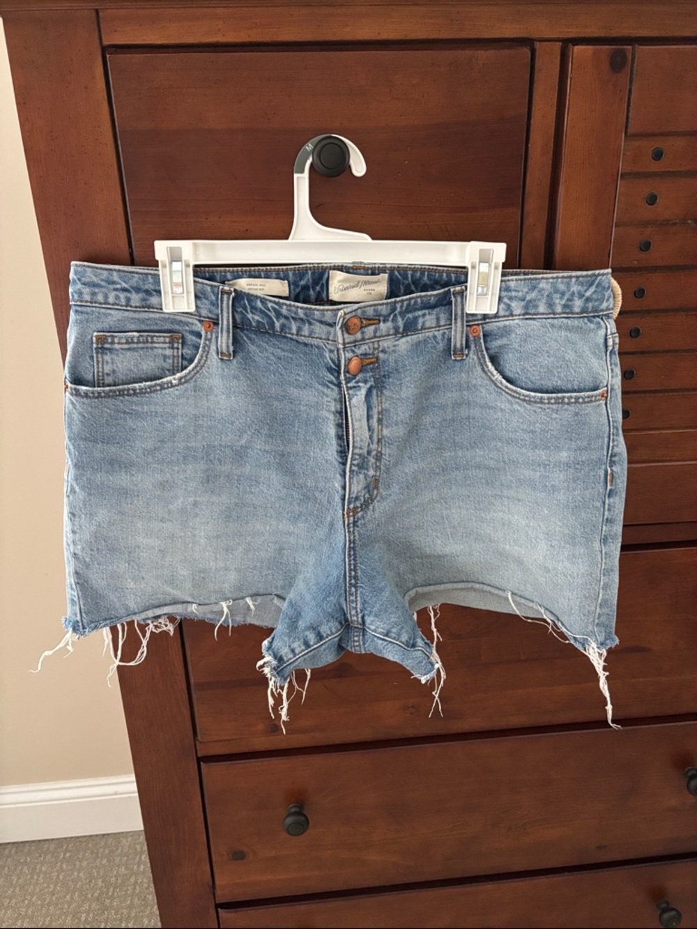 Universal Thread Light Blue Vintage Midi Denim Shorts